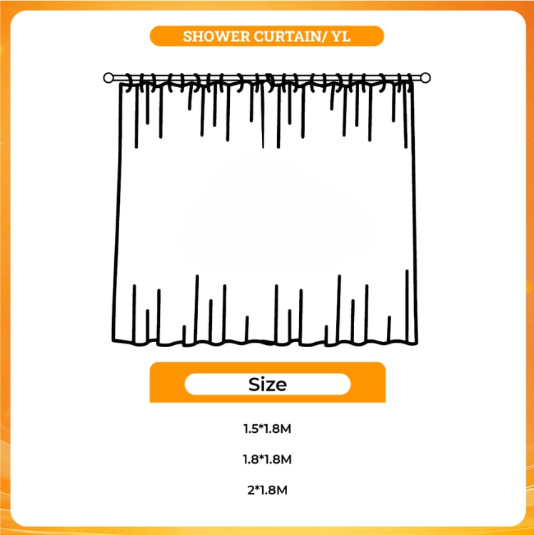 3D shower curtain - EXO UK Shop