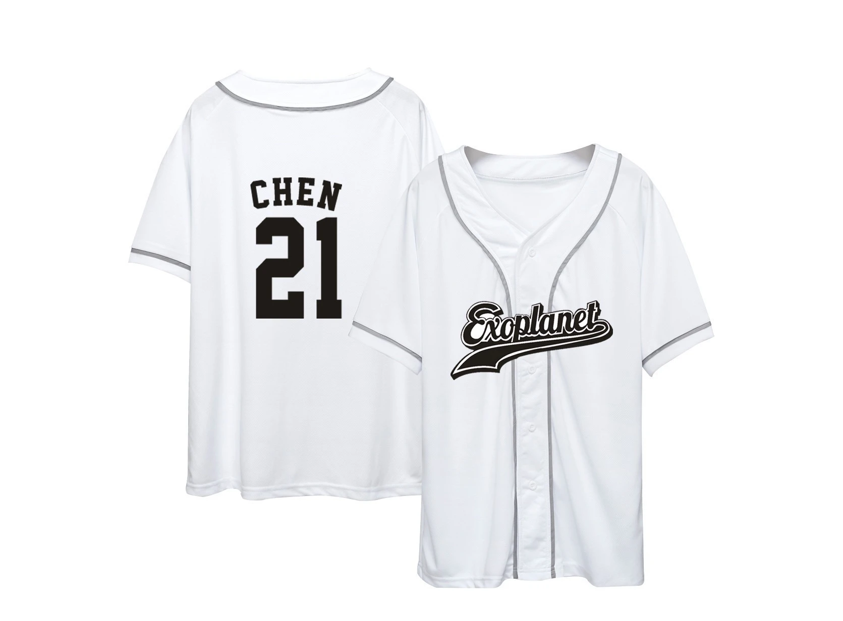 EXO Exoplanet Chen Baseball Jersey