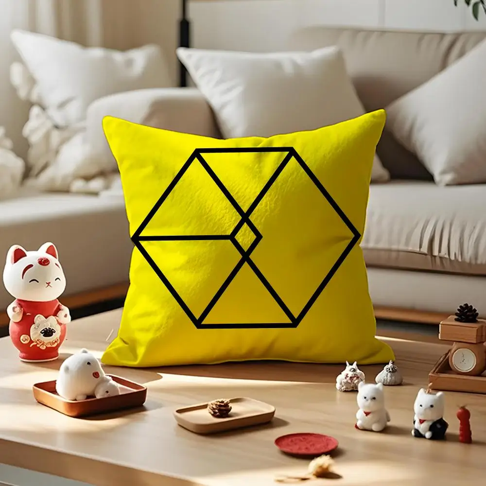EXO EXODUS Album Logo Throw Pillow
