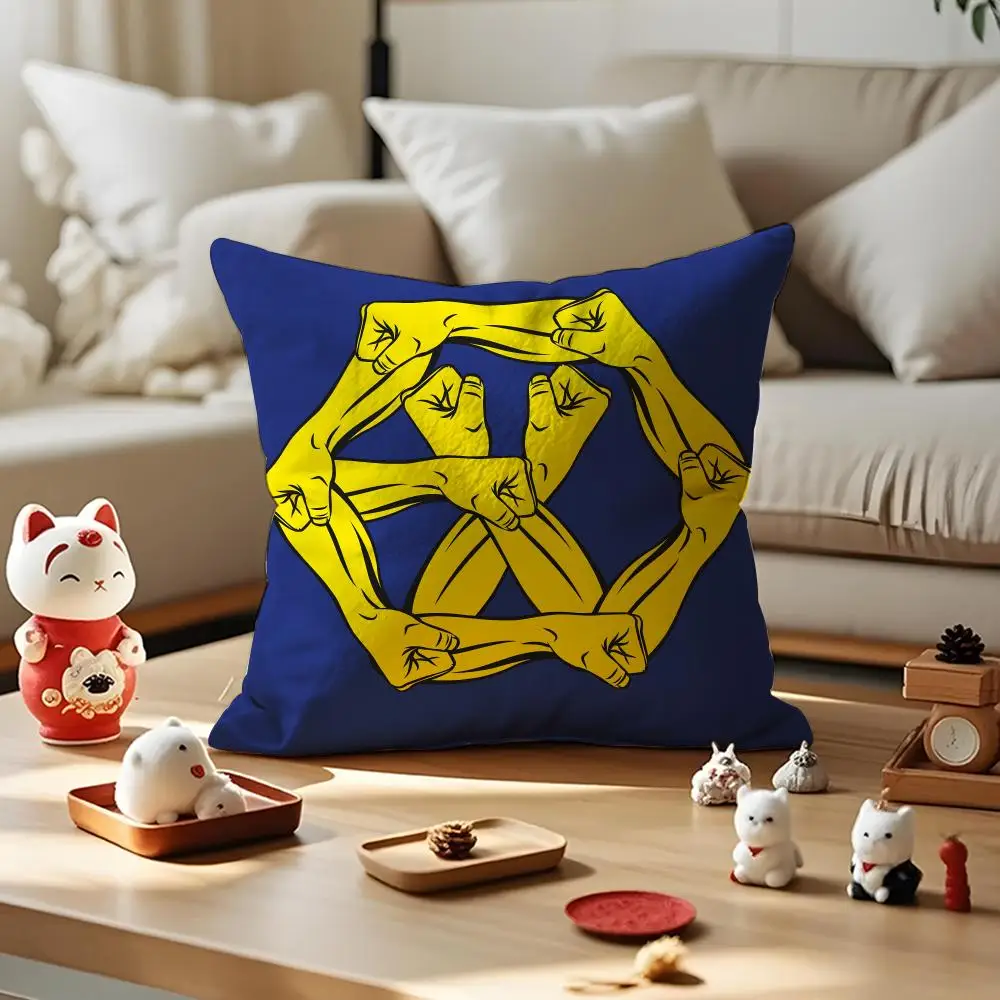 EXO The 4th Album 'THE WAR' Repackage Logo Throw Pillow