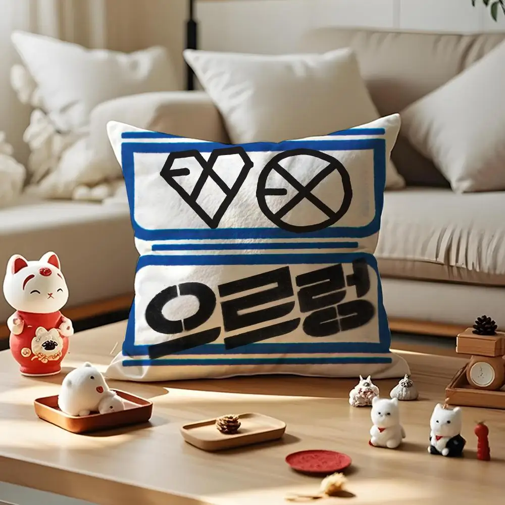 EXO XOXO Logo Throw Pillow