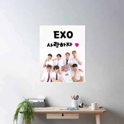 Alternative view of Exo Let'sLove Poster