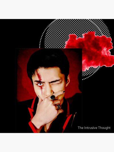 Alternative view of Sehun Exo Obsession Throw Pillow