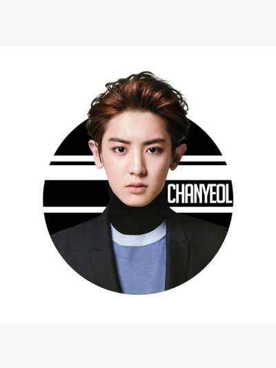 Alternative view of Circle Chanyeol Throw Pillow