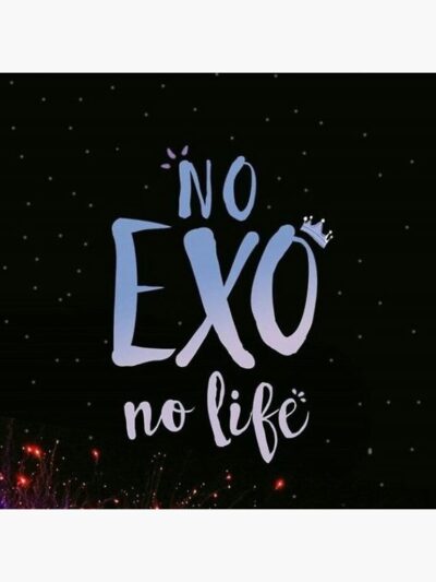 Alternative view of Exo Merchandise Throw Pillow