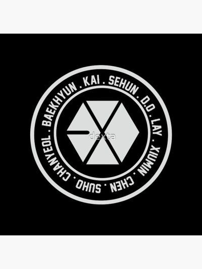 Alternative view of Exo Ot9 Member Throw Pillow
