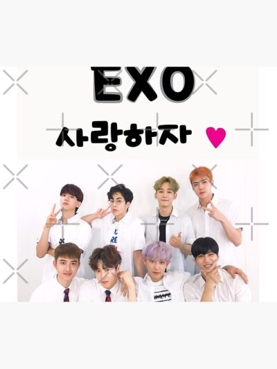 Alternative view of Exo Let's Love Tapestry