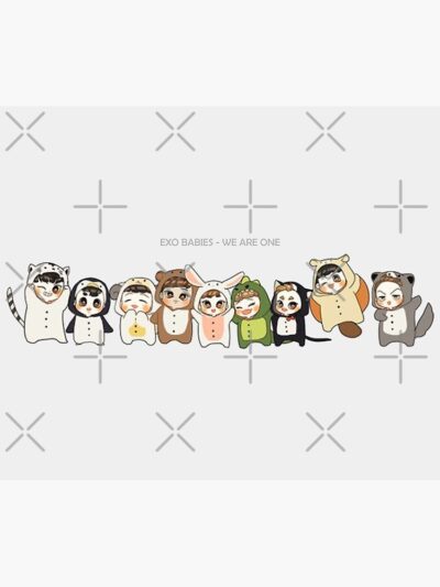 Alternative view of Exo Babies In Onesies Tapestry