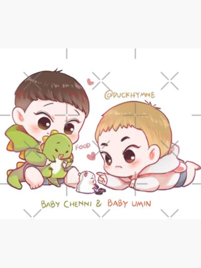 Alternative view of Exo Baby Chenninandumin Tapestry