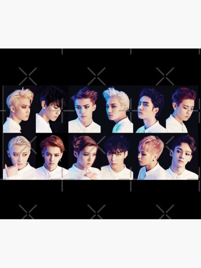 Alternative view of Exo Ot21 Overdose Album Photoshoot Tapestry
