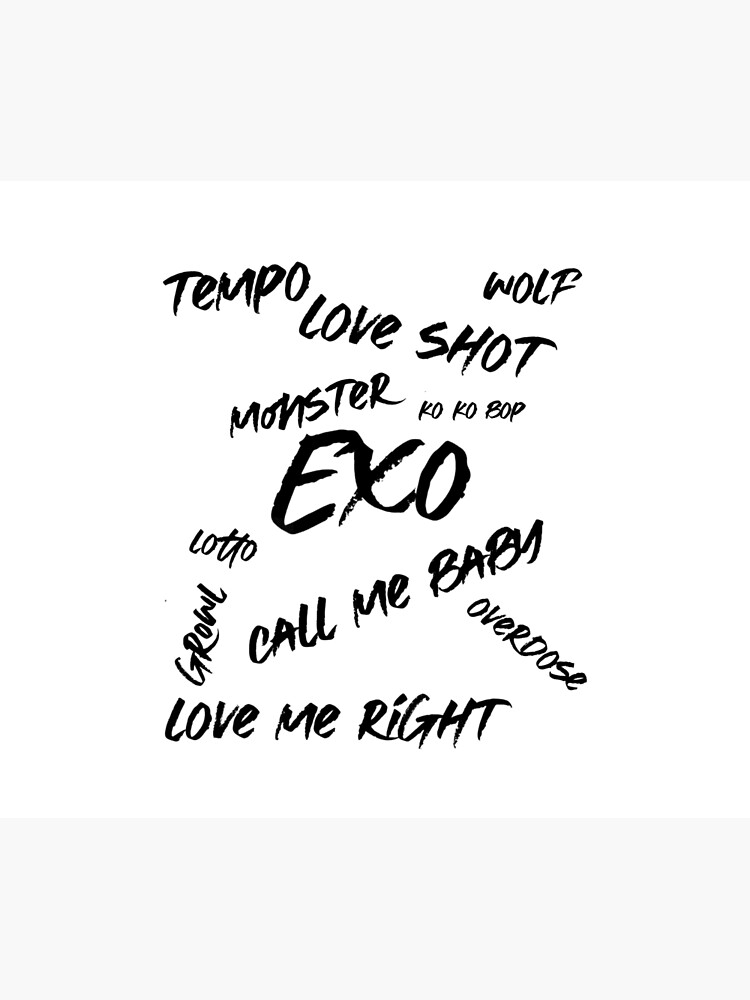 Exo Call Me Baby Love Shot Monster Ko Ko Bop Tapestry - Image 2
