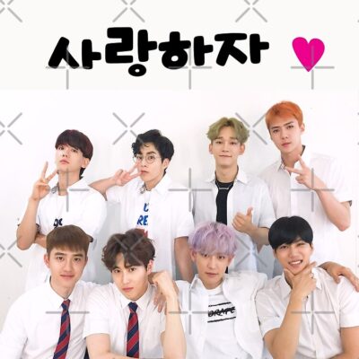 Alternative view of Exo Let's Love Tote Bag