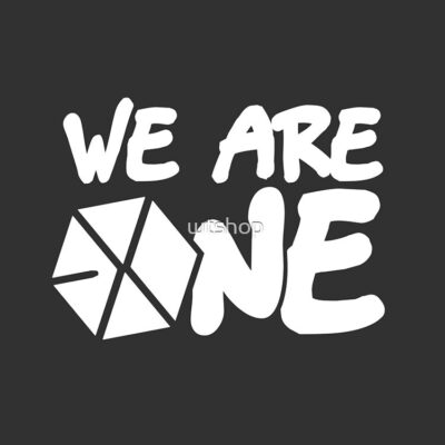 Alternative view of Exo We Are One White Font Tote Bag