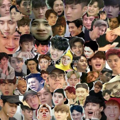 Alternative view of Exo Meme Face Collage Tote Bag