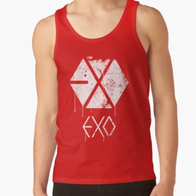 Alternative view of Exo Grunge Spraypaint Tank Top