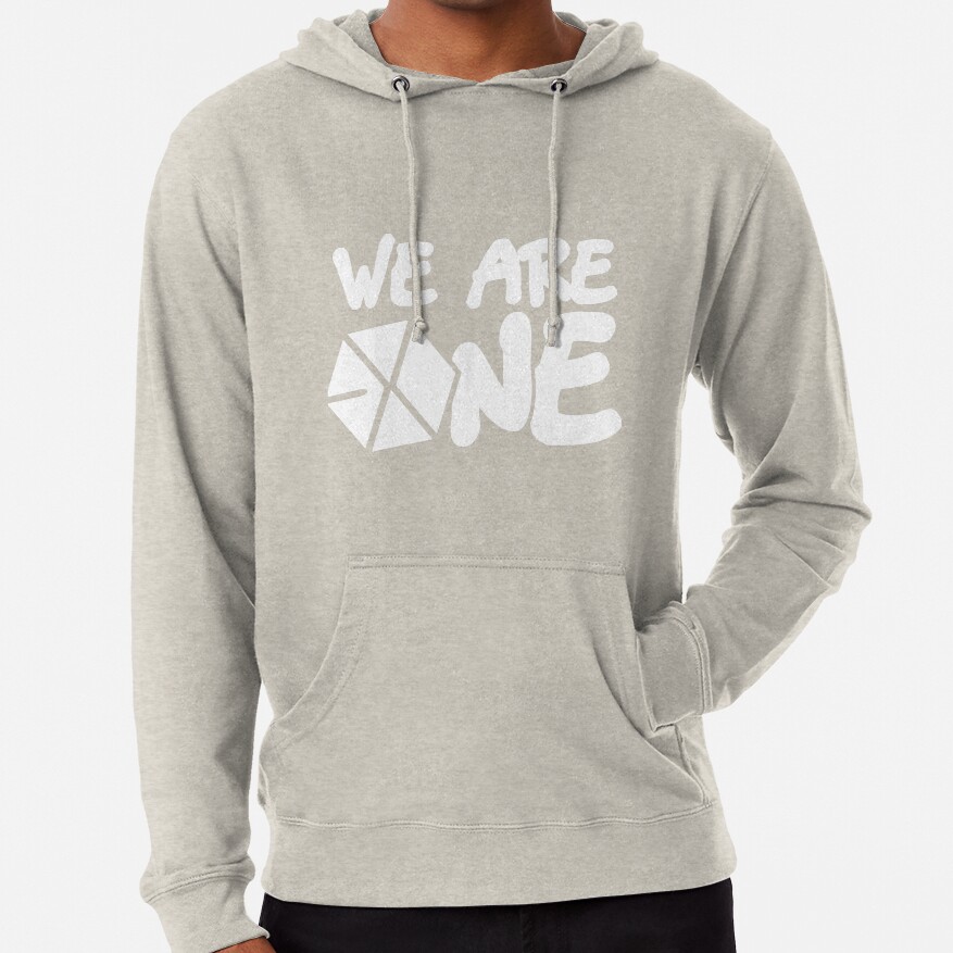 Exo We Are One White Font Hoodie - Image 4