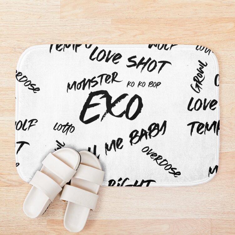 Exo Call Me Baby Love Shot Monster Ko Ko Bop Bath Mat - Image 3