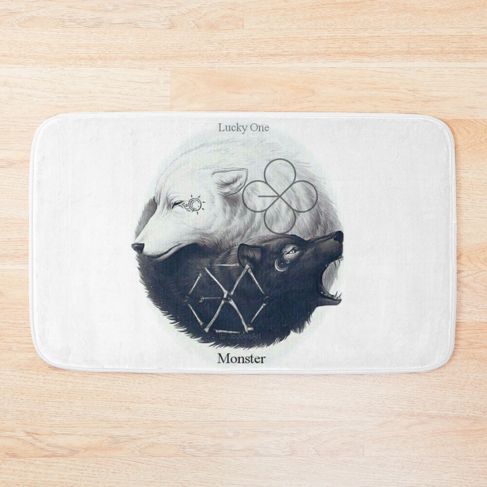 Exo Wolf Luckyone Monster Bath Mat