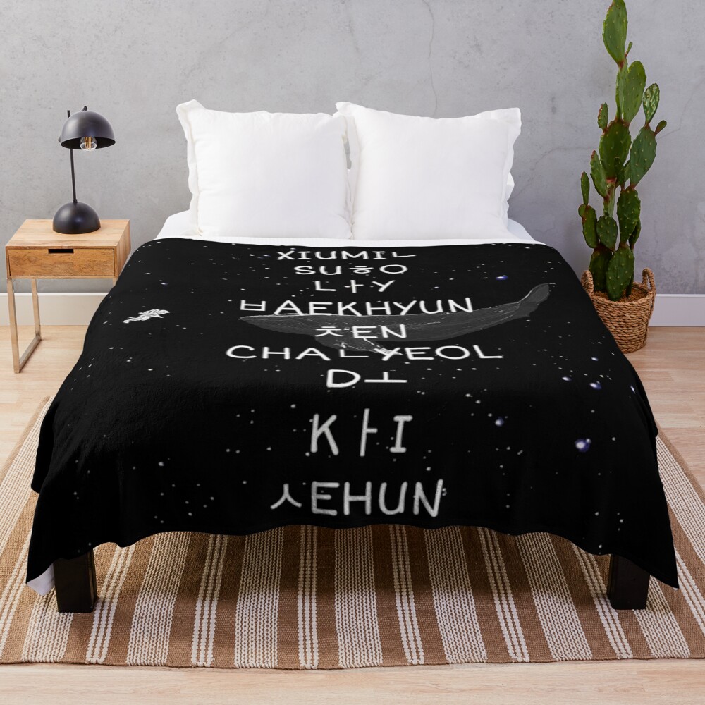 Ot9 Exo Boyz Singforyou Throw Blanket