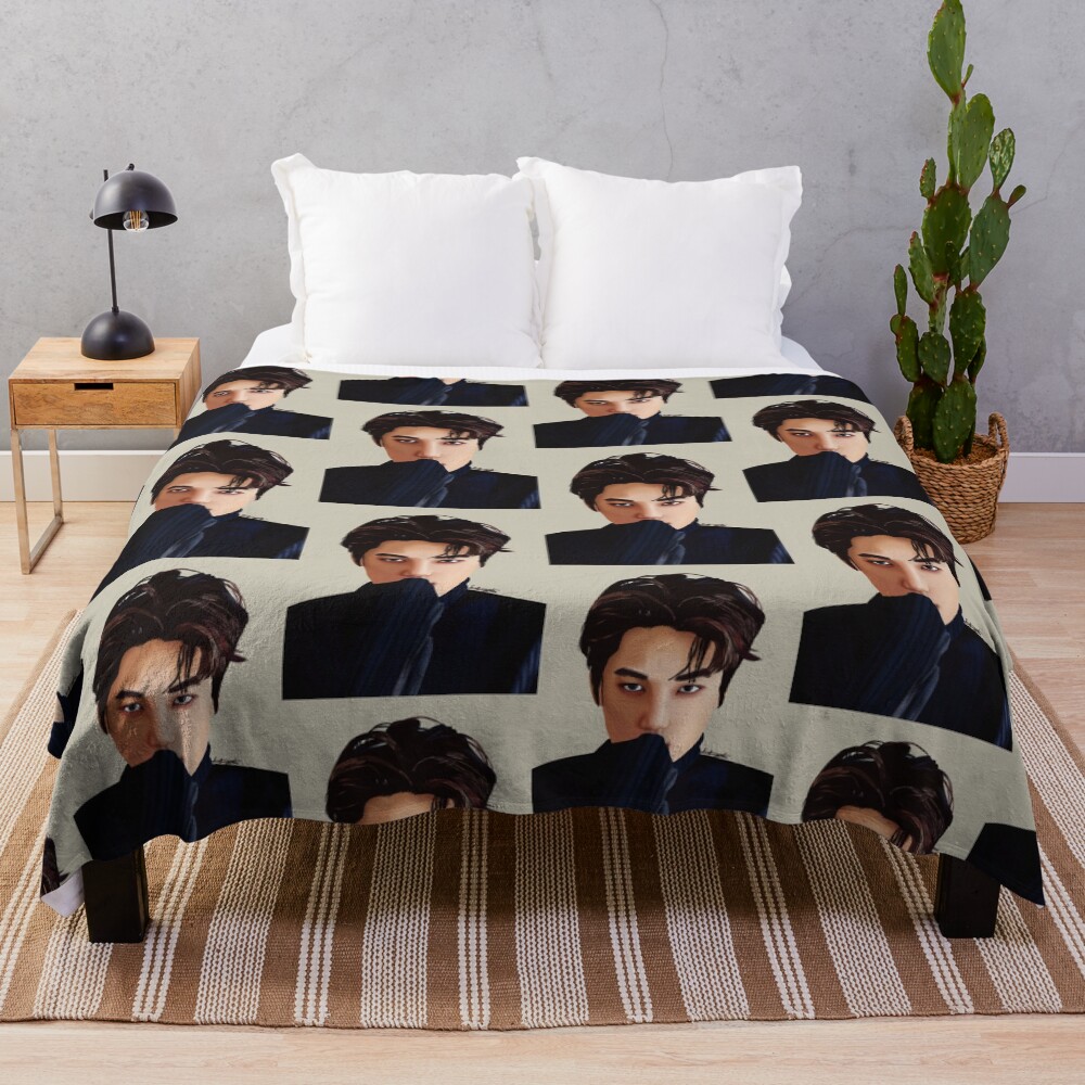 Exo Kai Throw Blanket