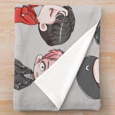 Alternative view of Exo Obsession Reverseside Throw Blanket