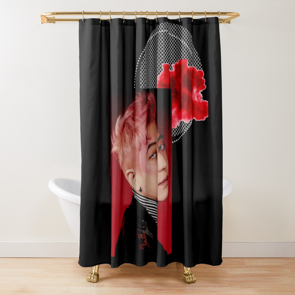 Chanyeol Exo Obsession Shower Curtain