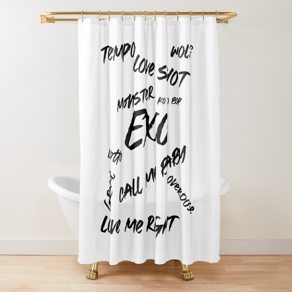 Exo Album Shower Curtain