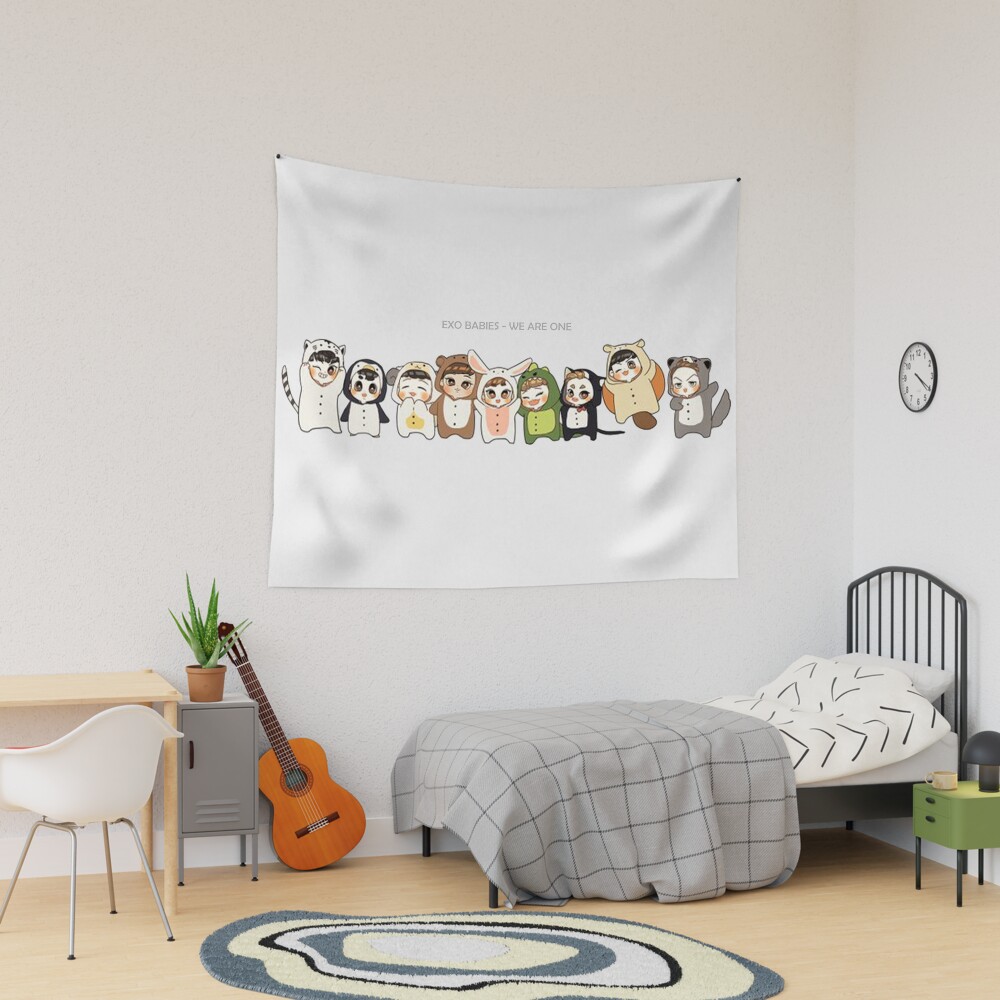 Exo Babies In Onesies Tapestry