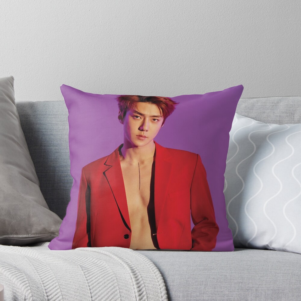 Exo Love Shot Sehun Throw Pillow