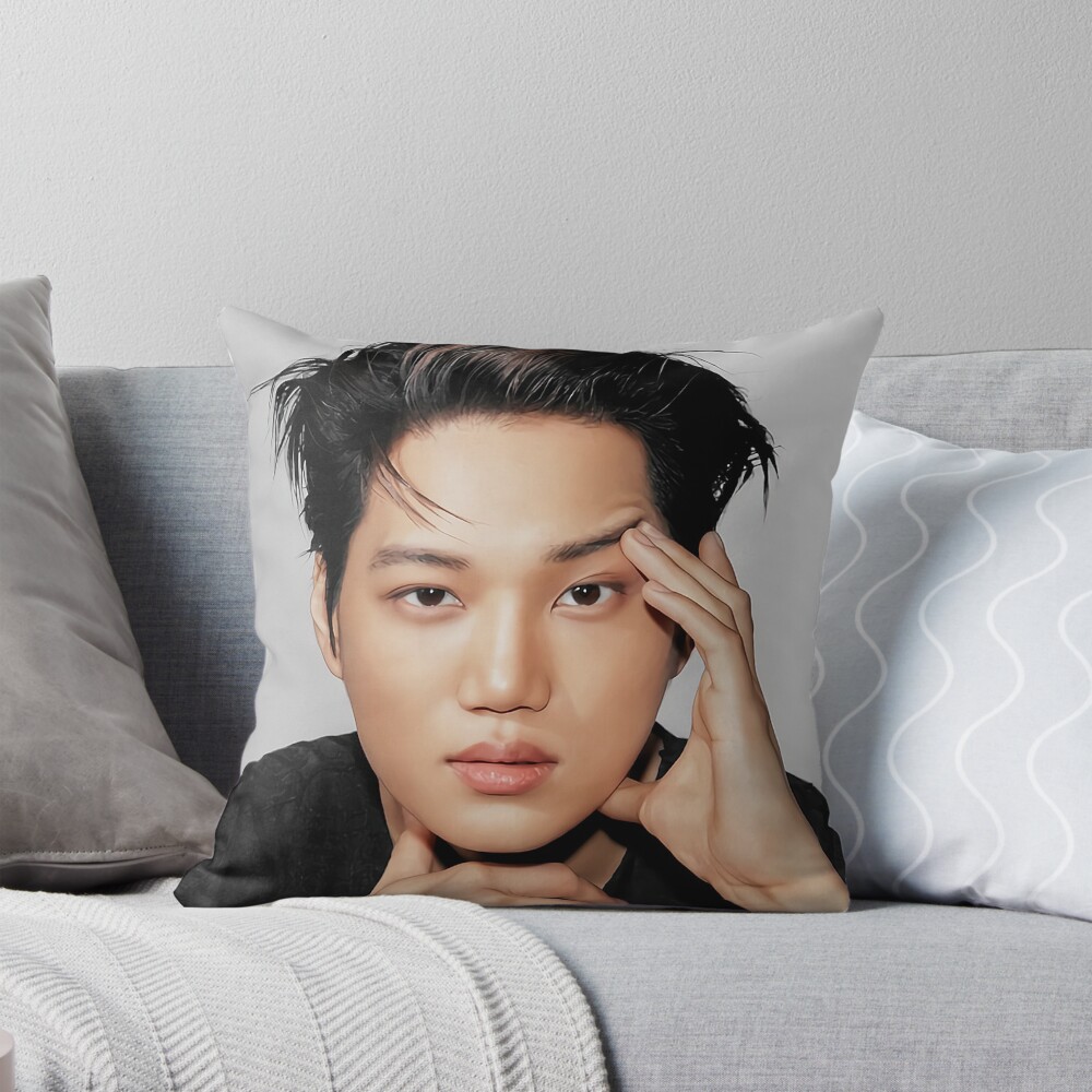 Kai Exo Throw Pillow